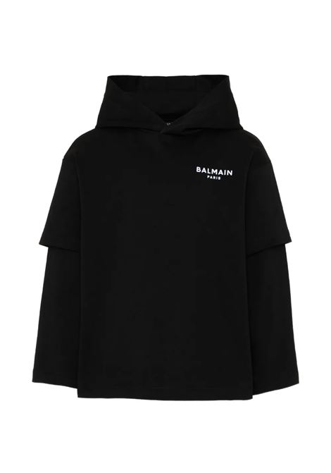 T-shirt con logo BALMAIN KIDS | BZ8I30 Z3672930BC